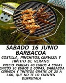 Sabado 16 de Junio Barbacoa